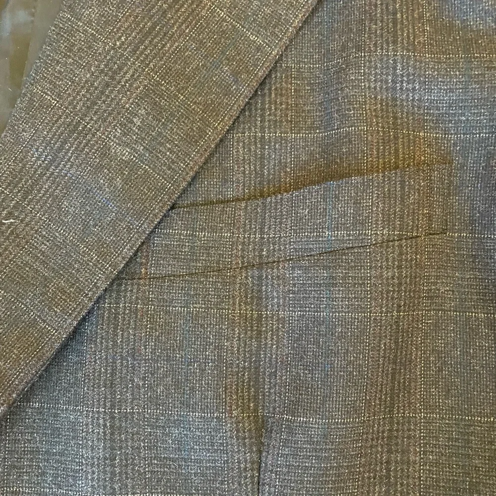 Ralph Lauren Charcoal Windowpane Suit - Picture 4 of 6